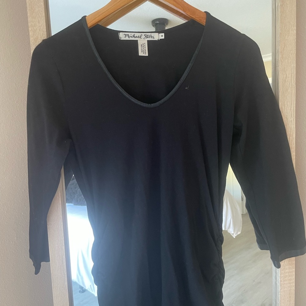 Michael Star. Womens, long , tight, black dress.